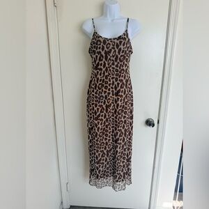 See You Monday Brown and Tan Dress